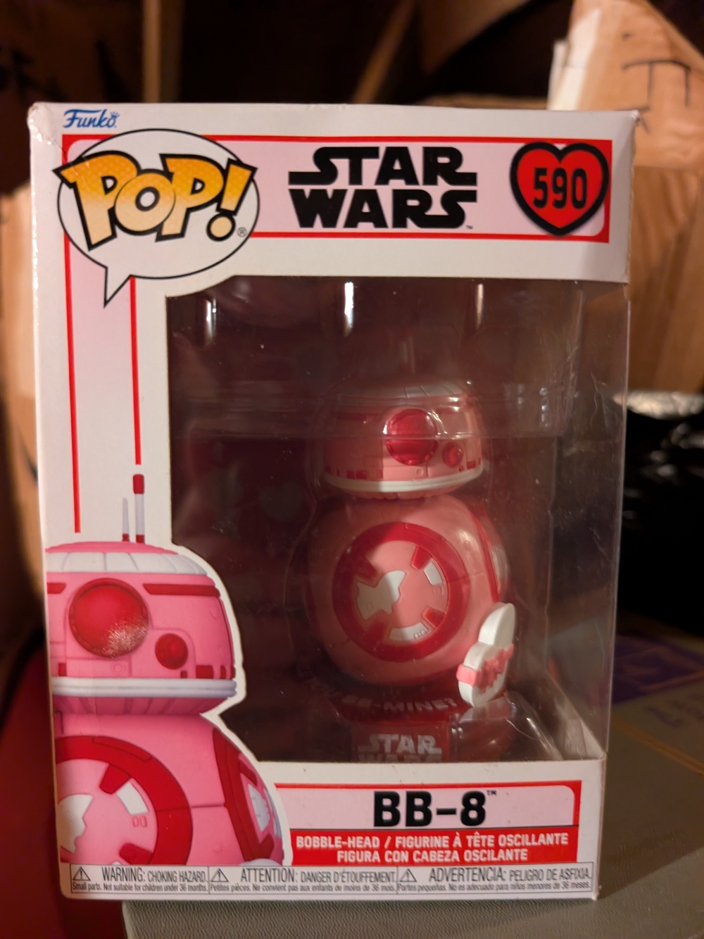 Funko PopStar Wars BB-8 Pink Vinyl Figure #590